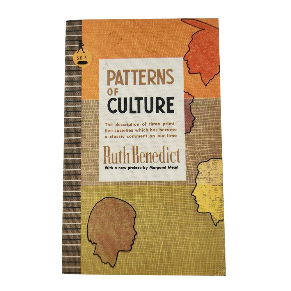 Patterns of Culture Ruth Benedict Vintage Sentry Edition SE 8 Softcover 1964